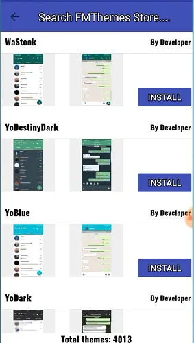 fM WhatsApp themes list